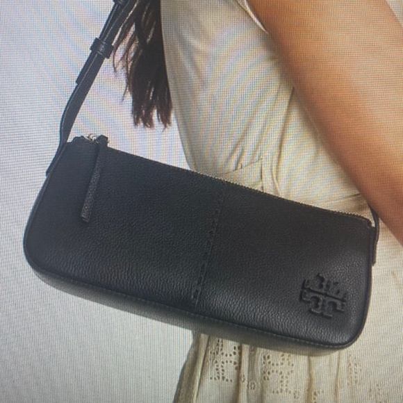 Tory Burch Handbags - Tory Burch Mcgraw Wedge leather bag